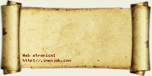 Jelisaveta Perunac vizit kartica